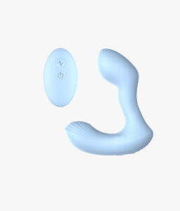 Natural Glow Sky couple's personal massager with remote control.