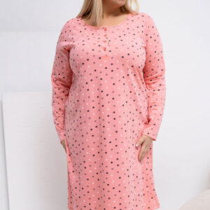 Plus Size Nightgown model 223301 Forever Pink