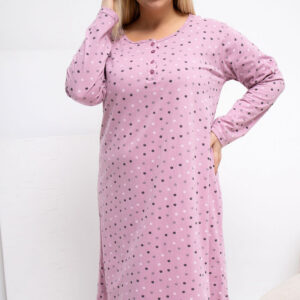 Plus Size Nightgown model 223303 Forever Pink